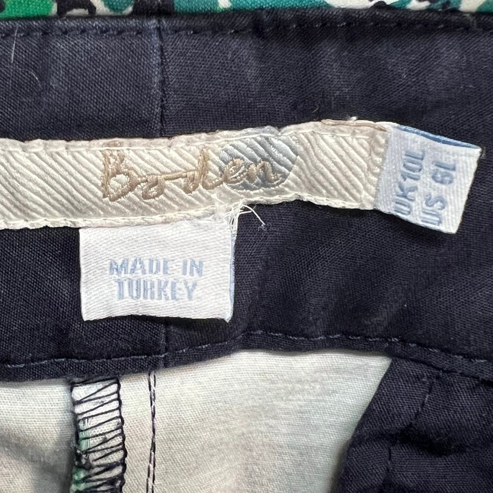 Boden Trouser Pants Womens 6 LONG Green Sea Grapes Taper‎ Stretch Modern Comfort - Picture 12 of 15